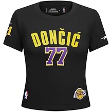 Pro Standard NBA Womens Womens NBA Los Angeles Lakers Classic Player Cotton Short Sleeve Slim Tee