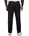 PGA TOUR Men's Flat Front Golf Pant with Expandable Waistband, Caviar, 40W x 32L