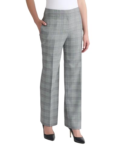 Kasper Women's Glenplaid Wide Leg Pant2