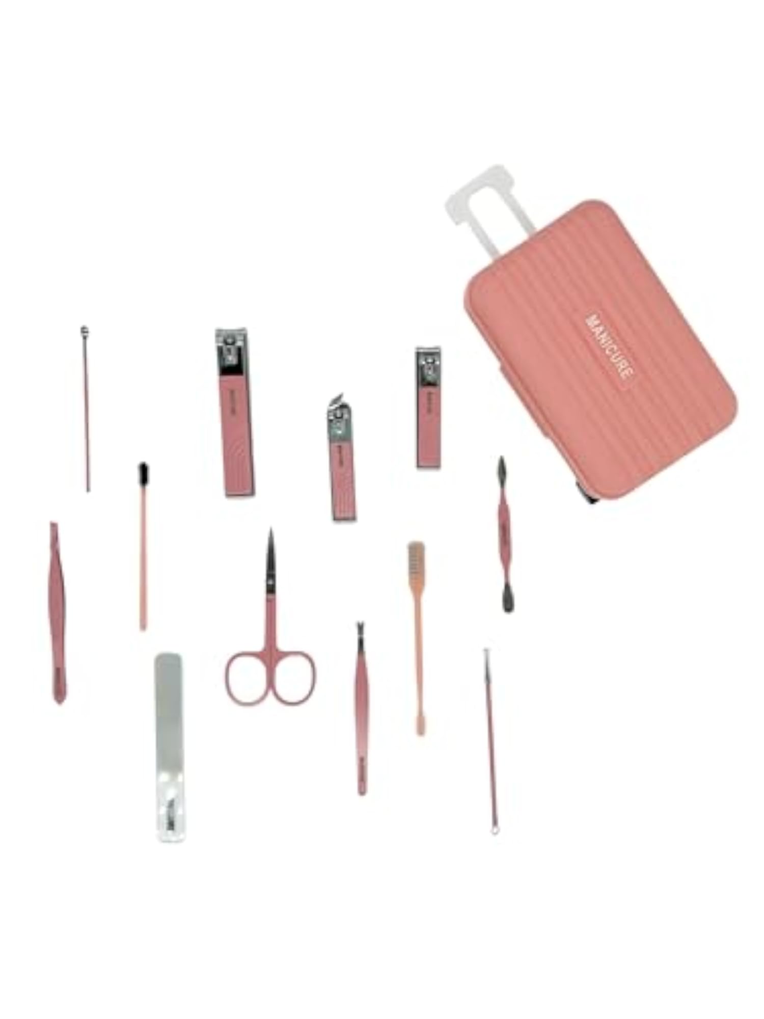 12pcs Nail Clipper Manicure Set Pedicure Care Tools Stainless Steel