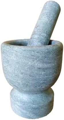 Pilão De Pedra Sabão Resistente Pequeno