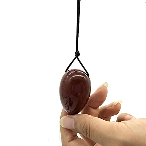 Jade EggsNatural Yoni Egg Set Jade Eggs Women Kegel ExerciserMuscles Tightening Kegel Sphere With Holes On The Thick… - Image 7