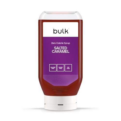 Bulk Zero Calorie Syrup, Sugar Free, Salted Caramel, 400 ml
