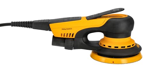 Mirka DEROS II 550 Ponceuse excentrique avec aspiration pour disque abrasif autoagrippant Ø 125mm / Excentricité 5,0mm / Ponceuse orbitale pour le ponçage...