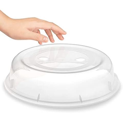 Hausfelder microwave cover - standard version ø26,5x6cm - robust and BPA free, microwave cover and hood for microwave dishes Cover