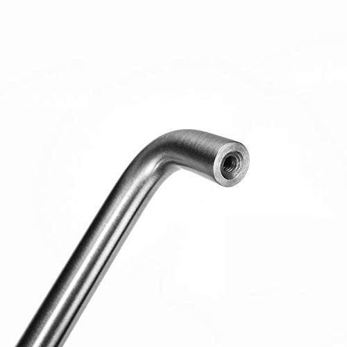 VIBORG 10 Pieces Solid SUS304 Stainless Steel Modern Kitchen Cabinet Cupboard Door Handles Pull Wardrobe Vanity Dresser Drawer Handle Pulls Satini Nickel Brushed (10 - Image 4