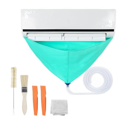 Kit De Nettoyage De Climatisation, Couvercle Anti-fuite, Ensemble Complet De Nettoyant For Climatiseur Avec Tuyau D'eau, Outils De Nettoyage Sans Démontage(3pcs)