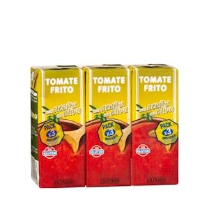 Tomate frito Hacendado con aceite de oliva 3 mini bricks