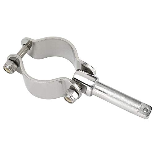 Novelbee 2 Pack Of 316 Stainless Steel Clamp On Oarlocks Or Rowlocks,1-5/8" Tube ;5.3" Length #TOP4