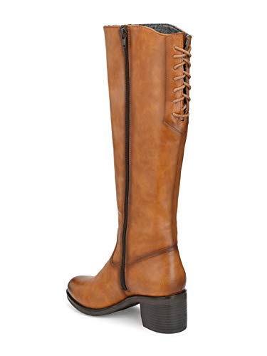 Image of Delize Women's Black /Tan Knee Outdoor Boots