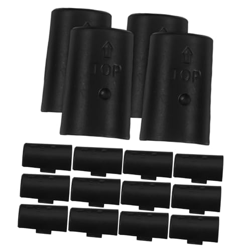 Lurrose 16 pièces Lot de Clips de Fixation pour Étagère Fil Métallique Noir Accessoires Plastique pour Montage de Rayonnage Compatibles pour Système de Rangement Modulable