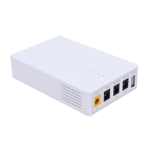 VISLONE Mini UPS Battery Backup 13500mAh Portable Rechargeable USB DC Backup Power 5V/9V/12V Uninterrupted Power Supply for WiFi Router Camera Switch ONU Modem Emergency Power