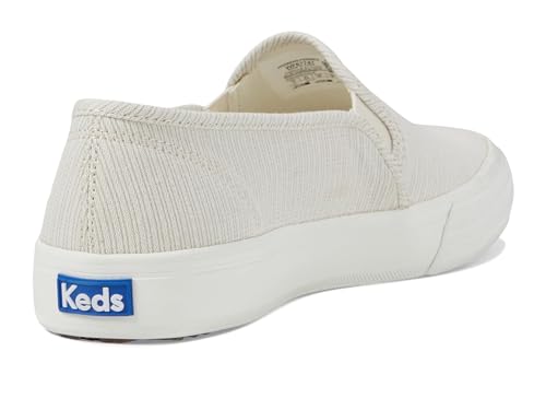 Image of Keds Womens Double Decker Canvas Slip On Sneakers Shoes Casual - Black