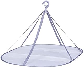 TOSSPER Home Dryer Drying Rack Folding Hanging Clothes Laundry Basket Dryer Sweater Cloth Net Dry Rack Mesh Hanger