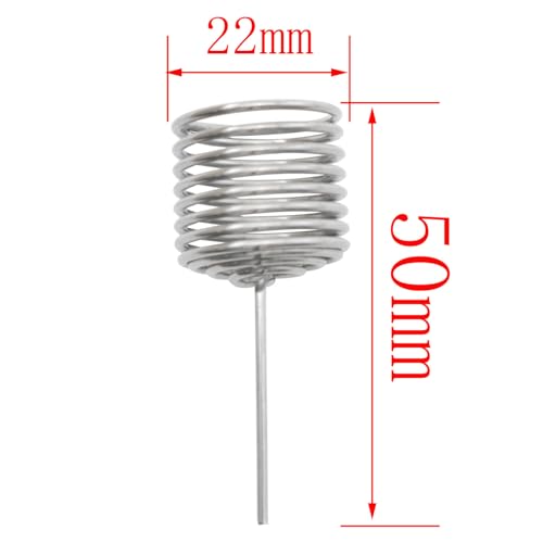Canastos cilíndricos de acero inoxidable para fertilizantes, 10 unidades miniatura 2