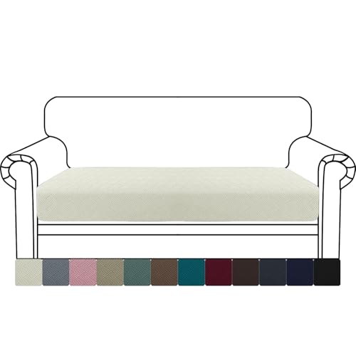 Ystellaa Funda Asiento Sofa Elástico, Funda Cojin Sofa Separado Universal, Funda De Protección Para Muebles, Ajustable, Antideslizante Y Suave, Lavable, 2 Asientos, Beige Ystellaa Funda Asiento Sofa Elástico, Funda Cojin Sofa Separado Universal, Funda De Protección Para Muebles, Ajustable, Antideslizante Y Suave, Lavable, 2 Asientos, Beige