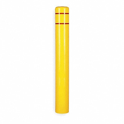 Post Sleeve, 7 in Dia., 60 in H, Yellow