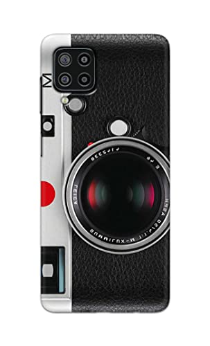 Image of Printed Hard Back Cover Case for Samsung Galaxy F22 4G | Samsung Galaxy M22 4G Back Cover (Vintage Camera) -702