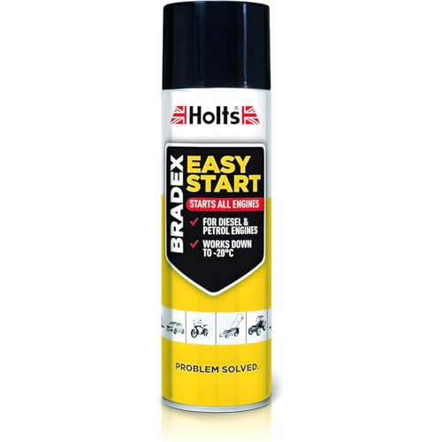 Holts Bradex Easy Start 300ml Aerosol Engine Starter Petrol & Diesel Fast Cold Weather Starting Aid Compatible with Cars Vans Bikes Lawnmowers Generators & More