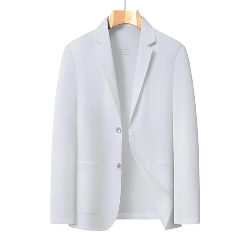 Men's Casual Fashion Korean-style Business Solid Color Breathable Lightweight Clothing Blazer4