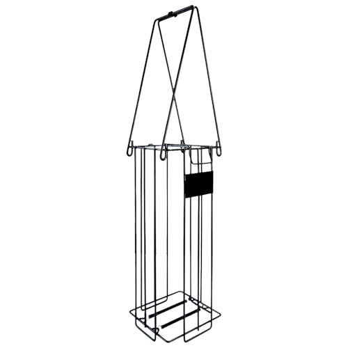 Genérico Posteador de Cesta de tolva de Tenis Topper - Colección de Bola de Tenis de Canasta | Pickleball Retriever Basket Carrier | Fácil Recipiente de Metal de Recipiente de Metal de recolección de