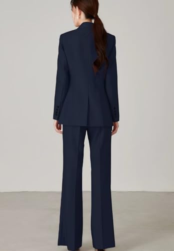 Womens 3 Piece Solid Work Blazer Vest Pant Business Office Lady Suits Sets2