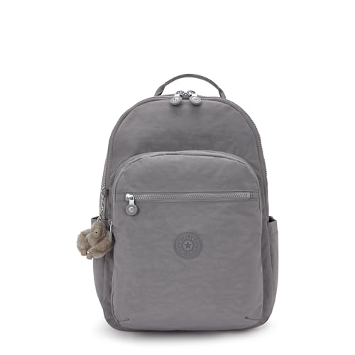 Kipling Mochila feminina Seul para laptop de 15 polegadas, durável, espaçosa com alças de ombro acolchoadas, manga protetora embutida