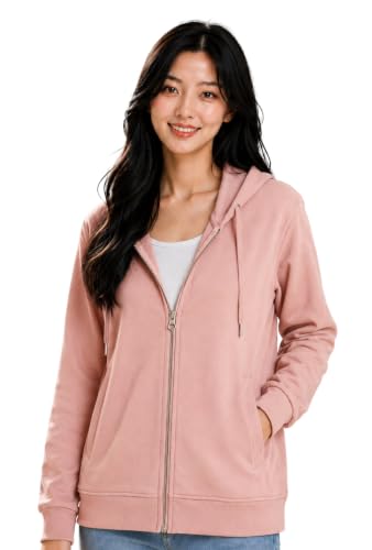 Image of ADBUCKS Women's Cotton Winter Jacket Sweatshirts Casual Drawstring Clothes Zip Up Hoodie With Front Pocket Ii Womens Hoodies Ii Womens Jacket Ii Winter Sweater Hoodie For Women & Girls