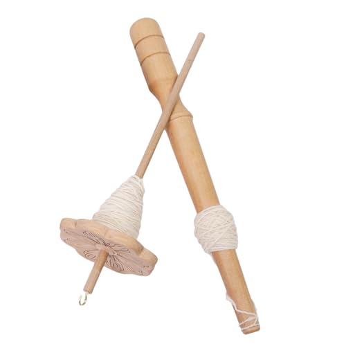 Broche à main en bois lisse pour projets de tissage et crochet sans accroc