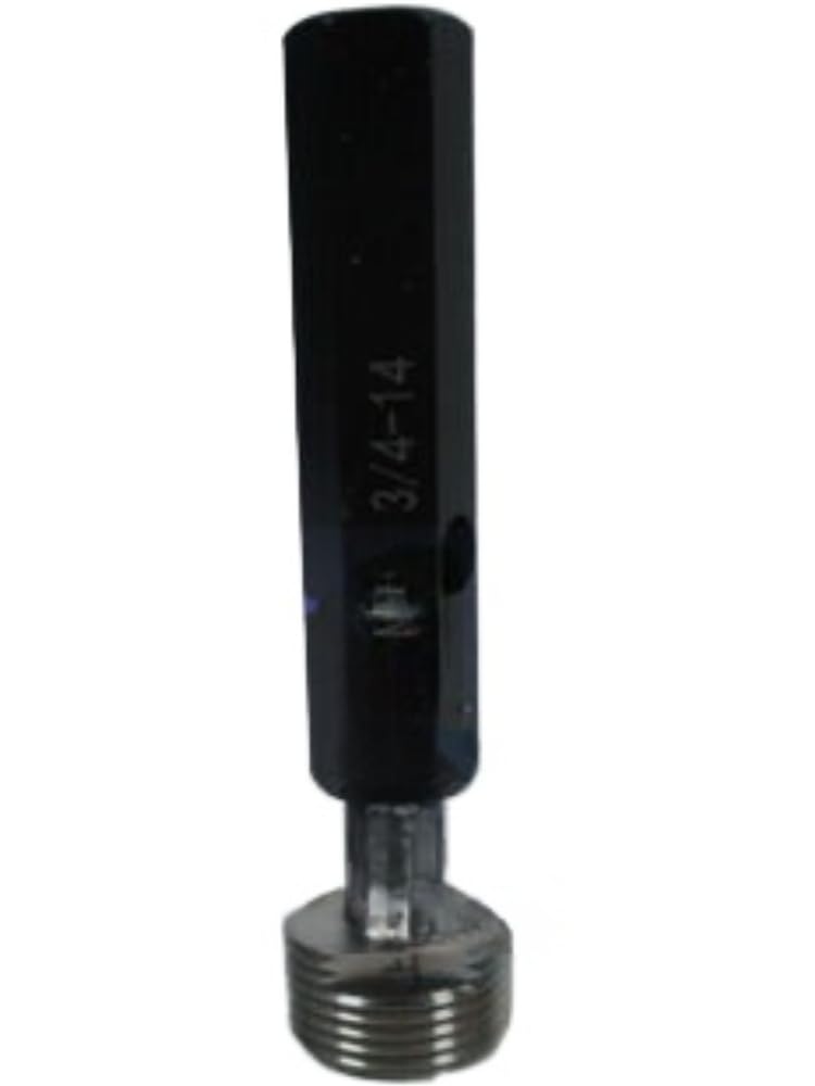 Standard Pipe NPT Taper Thread Plug Gauge Variations (Plug gauge NPT 3/4-14)