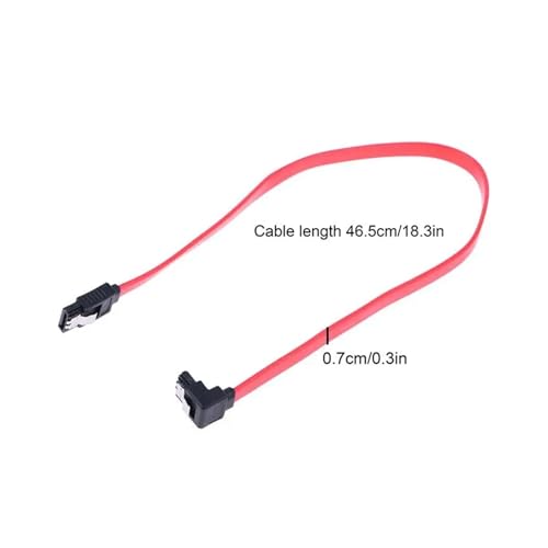 Cable de Datos SATA 3.0 SSD HDD Alta Velocidad 46.5 cm Rojo miniatura 4