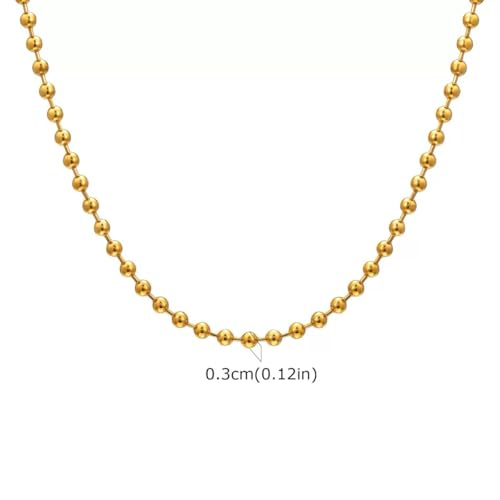 Image of IFNOW Ceiling Fan Pull Chain Metal Fan Pull Chain Extension, Ceiling Fan Chain Connector, Diameter 3.2mm 13 Feet Long with 16 PCS Connector (6.5 Feet Gold*2)