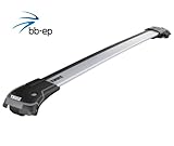 TÜV/GS. Norma City-Crash Thule WingBar Edge - Baca extraplana para Mercedes Benz Clase C (W203) Combi (a partir de 2001 hasta 2003, 2004 hasta 2006, con rieles de techo normales elevados, juego completo con cerradura y llave, sin necesidad de otros accesorios, 1 litro de concentrado para lavar el parabrisas.