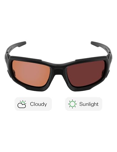Image of Mryok Replacement Lenses for Oakley Si Ballistic Shocktube OO9329 Sunglasses, HD Polarized, UV Protection, Impact Resistant