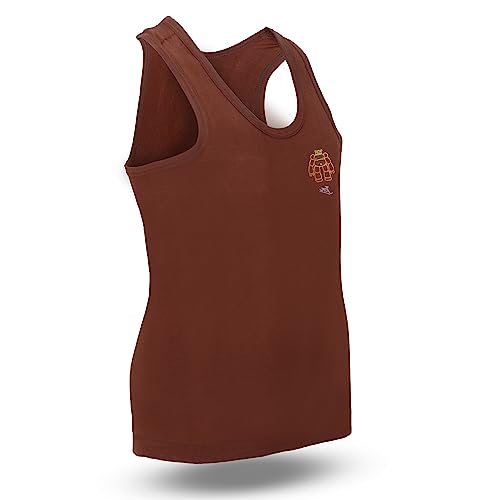 Rupa Jon Sleeveless Round Neck Vest for Boys, 100% Cotton Fabric, Breathable Fabric, Pack of 5