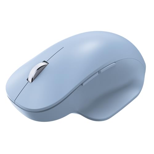 Incase Bluetooth Ergonomic Mouse – Designed by Microsoft – Two Thumb Buttons, Easy to Grip Thumb Rest, Precision Tracking, Connects 3 Devices, 15 Month Battery Life, PCs/Laptops (Pastel Blue)