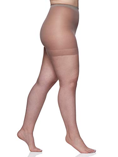 Image of Berkshire 4411 Women's Ultra Sheer Control Top Pantyhose - Made in USA - 15 Denier Sandalfoot Nylon & Spandex Tights