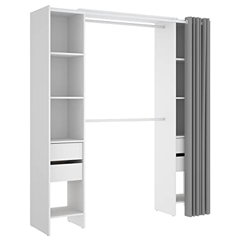 Rimobel Suit Vestidor, Aluminio, Blanco Cover