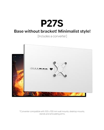 Image of P27S 27 inch 2k 320Hz Glossy Monitor, IPS Panel, 10-Bit Color, 99% sRGB, 98% DCI-P3, 1ms, VRR, HDR, Eye Care (Minimalist - Without Stand)