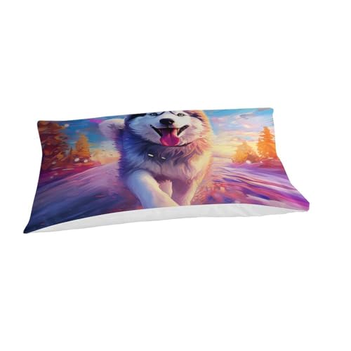 Housse de couette Husky douce en microfibre zippée lit simple - 3