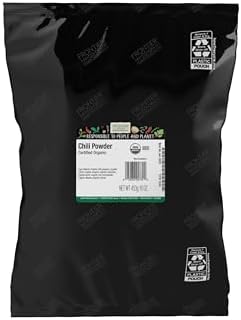Frontier Co-op Organic Chili Powder Blend, 1 Pound Bulk Bag