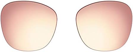 Bose Lentes de óculos de sol espelhadas em ouro rosa, lentes de