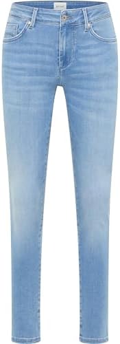 MUSTANG Quincy Skinny Jeans Donna, Taglio Aderente 5 Tasche, Cotone Stretch Con Lavaggio Usato