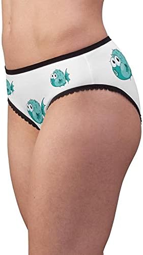 Puffer Fish Panties, Puffer Fish Underwear, Briefs, Cotton Briefs, Funny Underwear, Panties For Women