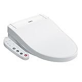 R&T V2601 Electric Bidet Seat For Elongated Toilet, Smart Toilet Seat with Heated Seat, Adjustable Temperature, Warm Air Dryer, Night Light