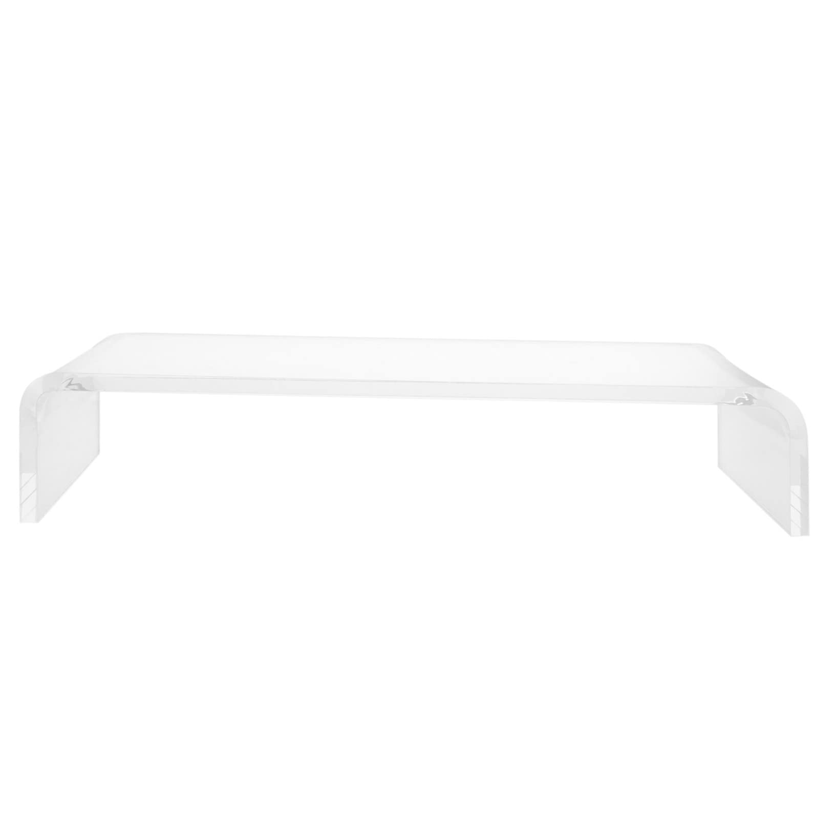 Luxshiny Copertura Trasparente per Tastiera in Acrilico Supporto Rimovibile, Protezione Anti-gatto e Sollevamento Ergonomico per Computer