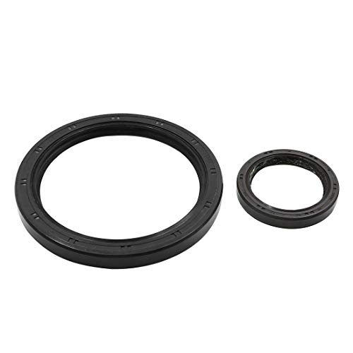 X AUTOHAUX Oil Pump Front Rear Crankshaft Seal Set for Honda 91212-PR3-003 91214-PLE-003
