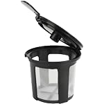 CULINARY CHEF 2-in-1 Single Serve/Ground Coffee Maker with Reusable Stainless Steel Mesh Grounds Pod, Optimal Brew Temperature for Hot, French, Italian, or DIY Iced Blends, Black - Image 6