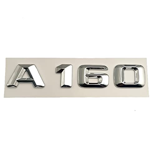SCHAAN 3D-Chrom-Buchstaben for Auto-Emblem-Abzeichen-Aufkleber Kofferraum-Stern-Logo passend for Mercedes passend for Benz A200 W176 Klasse A W177 Schriftzug Zubehör Autoaufkleber (Color : Chrome, S SCHAAN 3D-Chrom-Buchstaben for Auto-Emblem-Abzeichen-Aufkleber Kofferraum-Stern-Logo passend for Mercedes passend for Benz A200 W176 Klasse A W177 Schriftzug Zubehör Autoaufkleber (Color : Chrome, S
