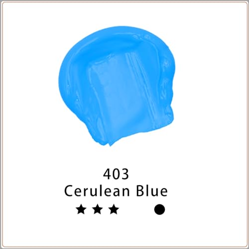 Image of Artecho Acrylic Paint, 500 ml Cerulean Blue, Acrylic Paint, Canvas, Fabric, Wood, Rock, Paper, Glass.